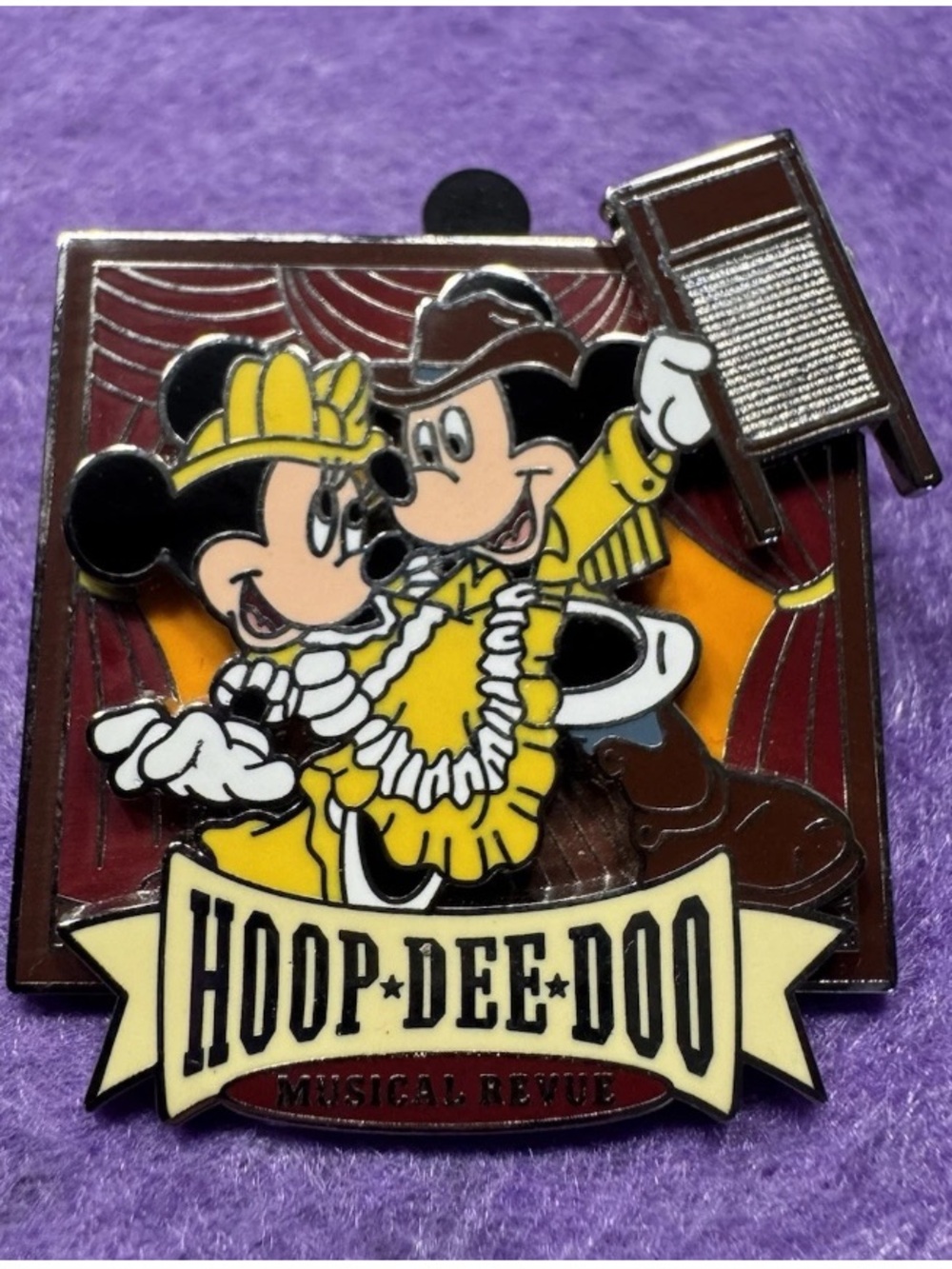 Disney Pin 56864 Hoop Dee Doo Musical Revue Mickey Minnie Fort Wilderness 2005